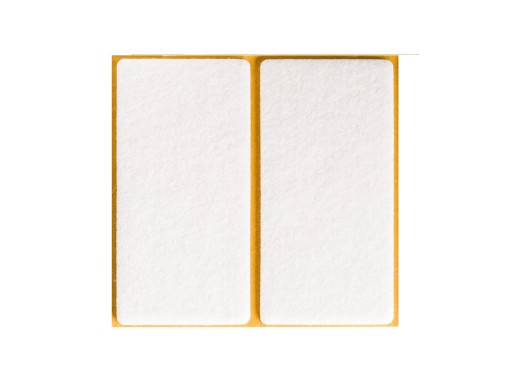 Obdĺžnikové plstené podložky 45 x 140 mm Šedé