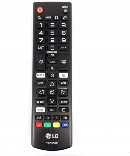 Diaľkové ovládanie pre LG AKB75095308 SMART NETFLIX AMAZON BLACK SMALL