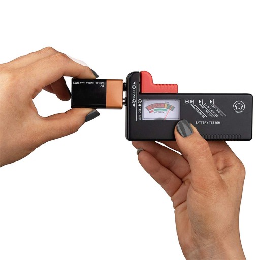 ANALOGOVÝ TESTER METER PRE BATÉRIE AA AAA R14 R9