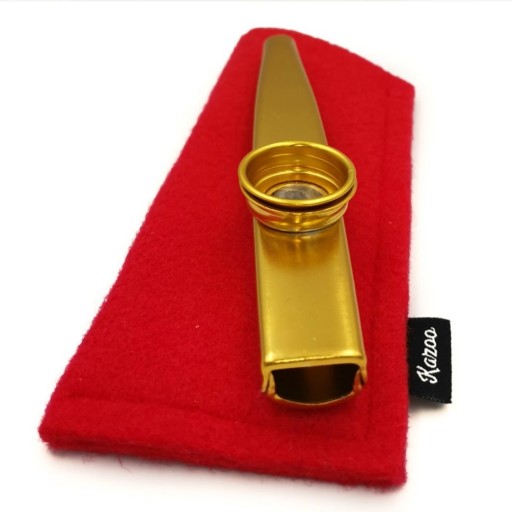 Zlaté KAZOO Červené Púzdro + MEMBRÁNA