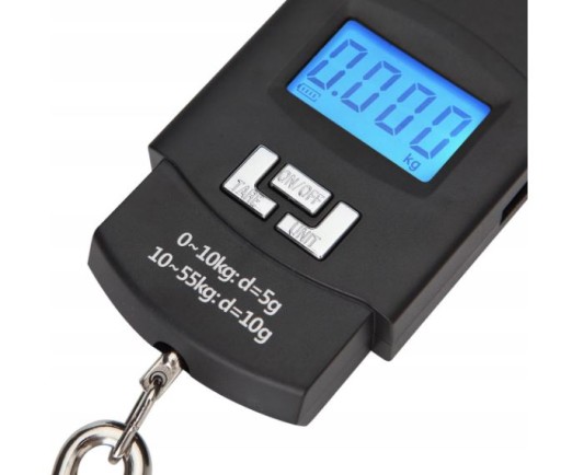 HÁČKOVÁ RYBÁRSKA CESTOVNÁ VÁHA NA BATOŽINU LCD 50 KG