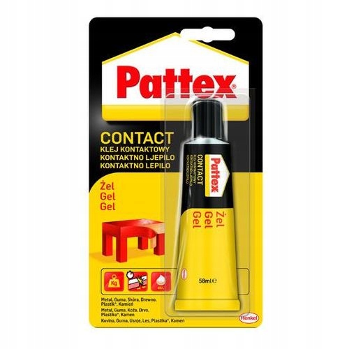 KONTAKTNÉ LEPIVO PATTEX GEL 58 ML NA DREVO A KOV