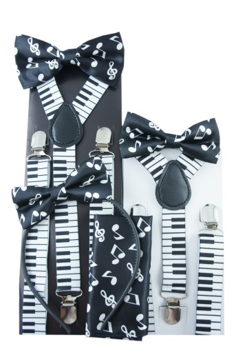 Čierna čelenka pre dievčatá a ženy, MUZIKÁL S nótami