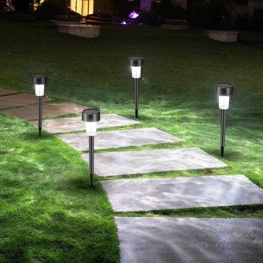 Solárne svietidlo LED GARDEN POST Čierna