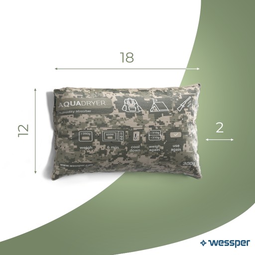 WESSPER ABSORBTOR VLHKOSTI pre AUTÁ, obnoviteľný