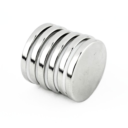 VALEC NEODYMOVÝ MAGNET 17x2 N38 SADA 6 KUSOV