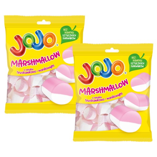 Jojo Marshmallow Jahoda Vanilka Marshmallows 2x 86g