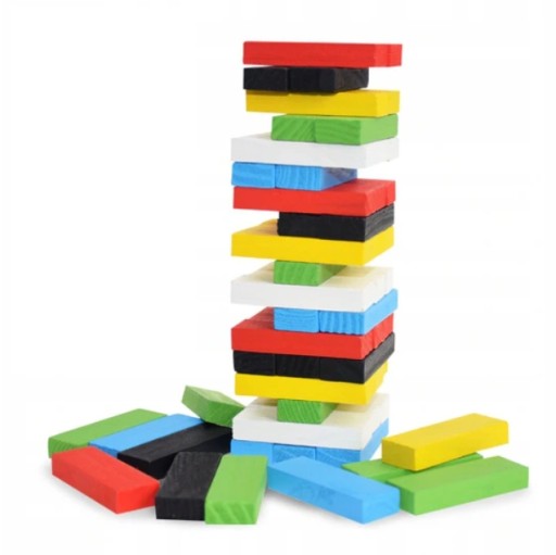 WOBKING TOWER FAREBNÁ DREVENÁ SPOLOČENSKÁ HRA VEŽA