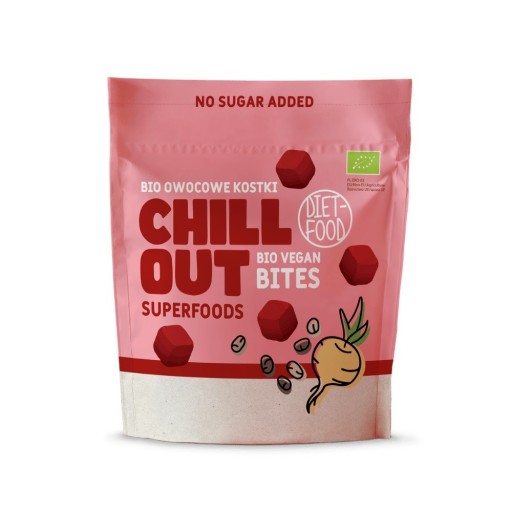 Bio ovocné kocky, superpotraviny, CHILL OUT, 120g, Diet-Food