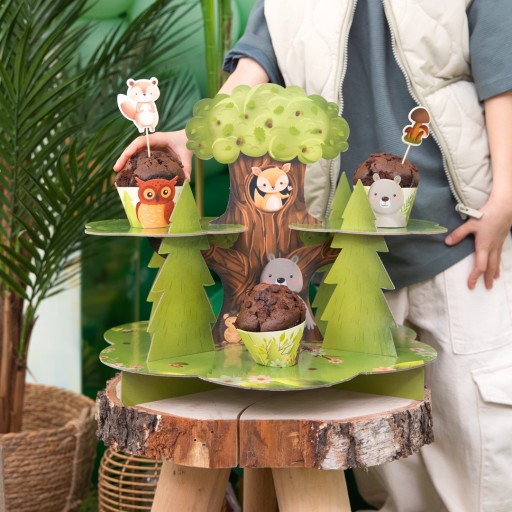 Podložky na muffiny Forest Friends, 6 ks