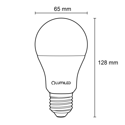 E27 LED žiarovka 15W = 120W 1951lm 3000K TEPLÁ BIELA PREMIUM EMC2 LUMILED