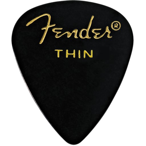 Fender 351 Black gitarové trsátko 0,46 mm