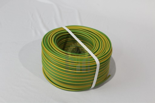 INŠTALAČNÝ KÁBEL DRÔT 6mm2 (ŽLTO-ZELENÝ) LGY 6mm dĺžka: 1m