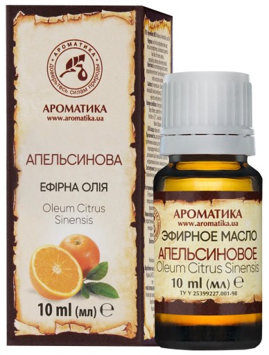 Éterický olej POMARANČ 10ml AROMATIKA