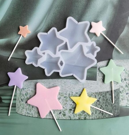 SILIKÓNOVÁ FORMA NA IZOMALT STAR LOLLIES