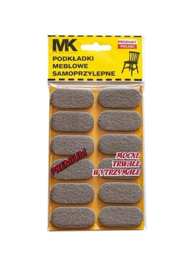PLSTENÉ PODLOŽKY K NÁBYTOKOVÝM STOLIČKÁM STôL 20X44