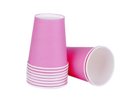 RUŽOVÉ narodeninové papierové poháre 220ml party