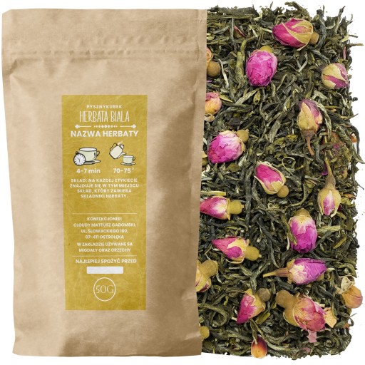 FUJIAN BIELA ČÍNSKA RUŽA Biely čaj 50G kvety