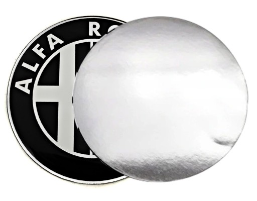 Silikónový emblémový odznak 70 mm pre Alfa Romeo