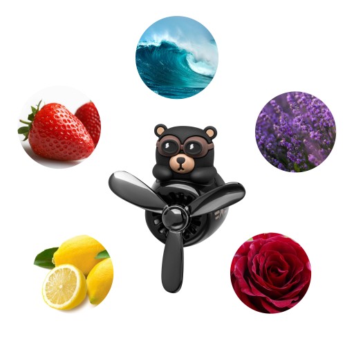 NÁPLŇ VÔNE DO AUTA Teddy Bear Pilot SADA 5 TABLET Osviežovač vzduchu do auta