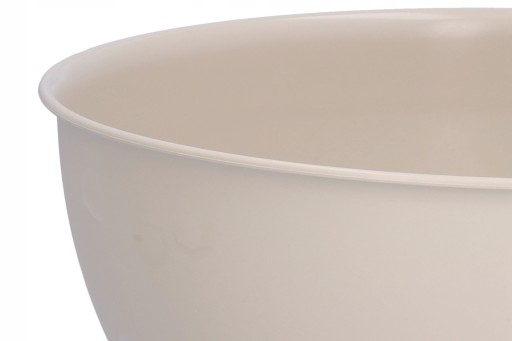 PLASTOVÁ MISKA, béžová, univerzálna kuchyňa, 6l, na šaláty, koláče, maškrty