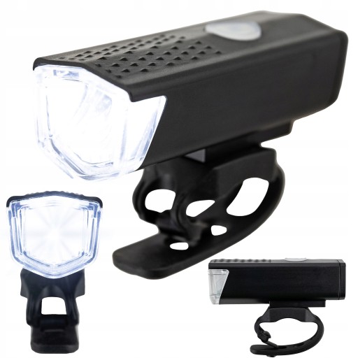 BIKE LAMP predné biele svetlo osvetlenie bicykla 300 lm držiak