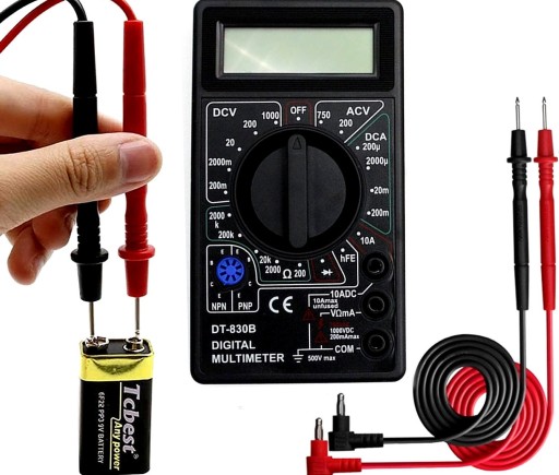 MERAČ PRÚDU DIGITÁLNY LCD MULTIMETER