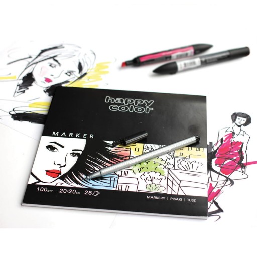 Popisovací tampón Happy Color - A5, 100g, 25 listov