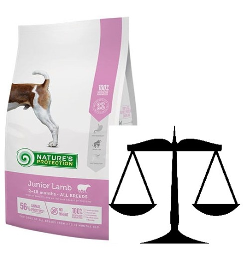 Nature's Protection JUNIOR Lamb All Breed 500 g HMOTNOSTI