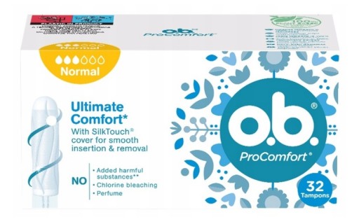 O.B. Tampóny Pro Comfort NORMAL, 32 kusov