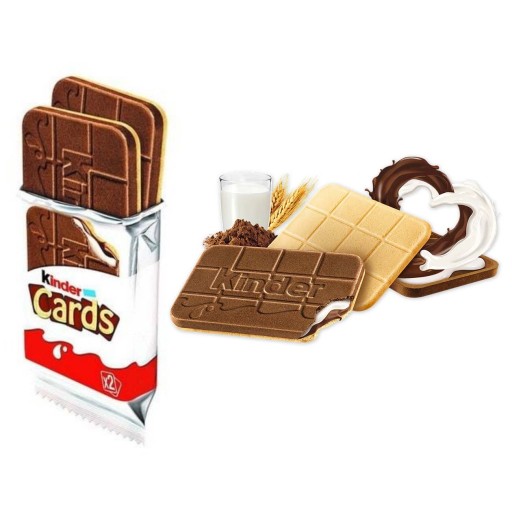 Sladkosti Kinder Cards Sada 3 ks DARČEK PRE DETI KU DŇU DETÍ SPOJENSTVO