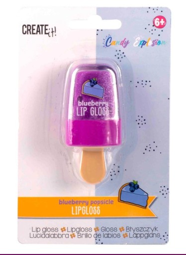 CREATE IT CANDY LIP GLOSS v tvare lízanky, sladko voňajúci