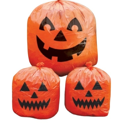 TEKVICOVÉ VRECKÁ NA LISTY HALLOWEENSKÉ DEKORÁCIE 3 ks