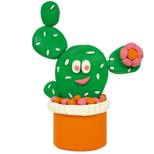 Sada plastelíny ALPINO CACTUS 25g x 4 Intenzívne farby bez škvŕn Jemná