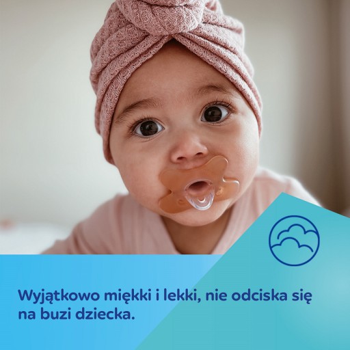 CANPOL SYMETRICKÝ ukľudňujúci Pacifik 100% SILIKÓN 6-12M BIELY