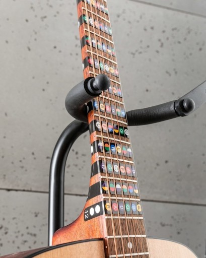 Nálepky na učenie sa hrať na gitare