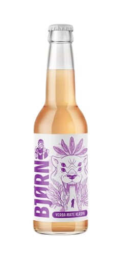 Bjorn Yerba Mate nápoj s jablkovou šťavou 330 ml