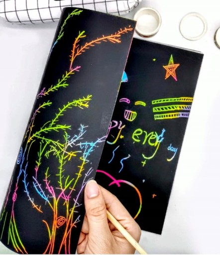 Magic Rainbow Scratch Note Scratch Note Notebook Scratch Note