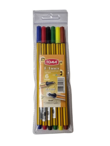 TOMA F-liner liner, 6 farieb - 4mm linka
