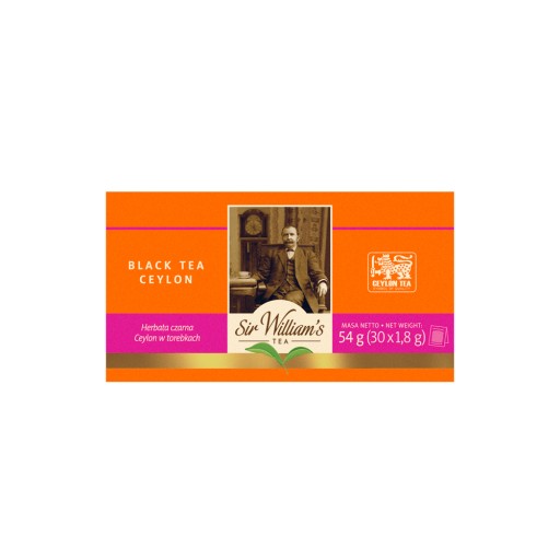 Sir William's Ceylon Express Black Tea 30 sáčkov