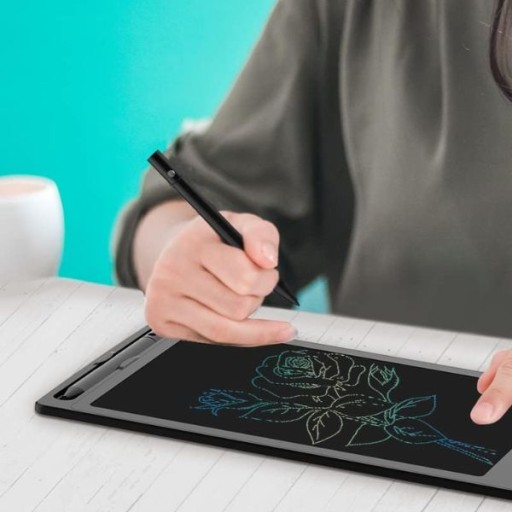 VEĽKÝ FAREBNÝ GRAFICKÝ TABLET NA KRESLENIE LCD MANUÁLNE POZNÁMKY PRE DETI