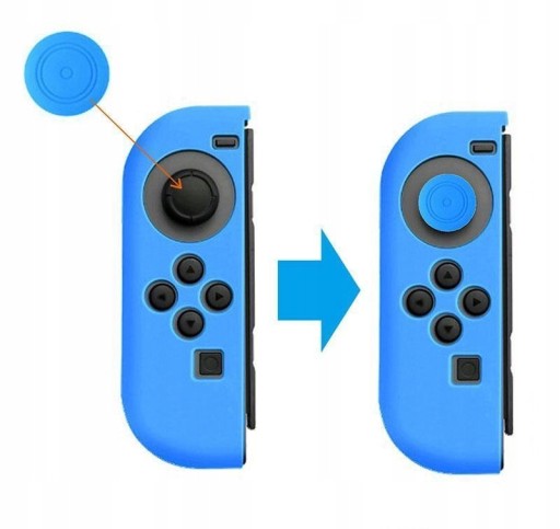RUKY PREKRÝVAJÚCE VYMAZÁVANIE ANALOGOV PRE NINTENDO SWITCH 2x