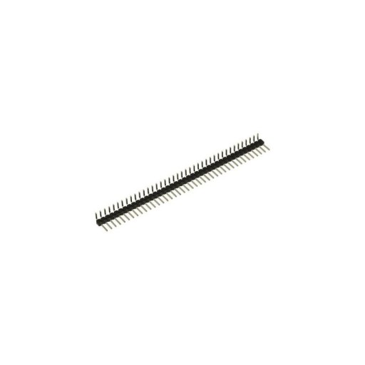Plug-PINS 1x40 uhlový asymetrický raster 2,54mm goldpin