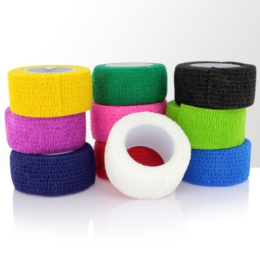 Elastická samolepiaca súdržná bandáž 2,5 cm*4,5 m, modrá