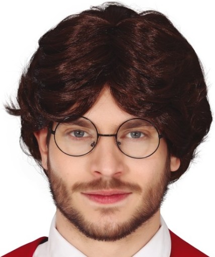 Okuliare Black Wizard Harry okrúhle Nerd