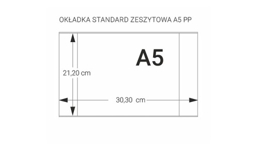 A5 PP obal na notebook Biurfol, priehľadný