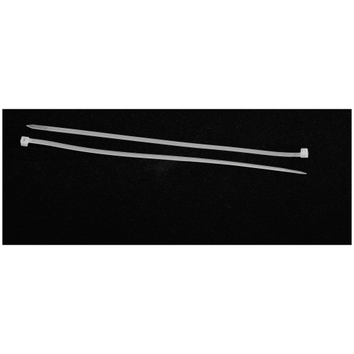 Sťahovacie pásky 4,6x250mm Biele 100 ks
