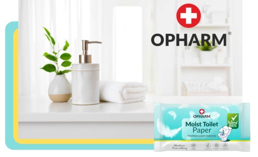 Opharm Toilet Wipes vlhčený toaletný papier 1x48 ks.
