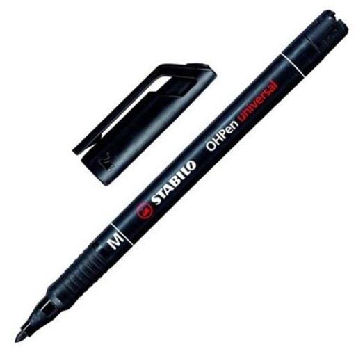Stabilo OHPen M fóliové pero čierne 1 mm univerzálne