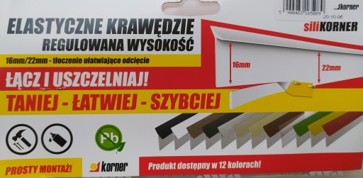 TESNIACA lišta pracovnej dosky, hliník
